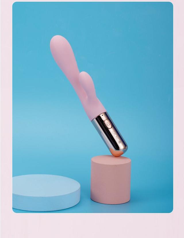 Đồ chơi rung sưởi ấm cơ thể, máy mát - xa rung hai đầu, tần số rung thay đổi, máy thủ dâm im lặng