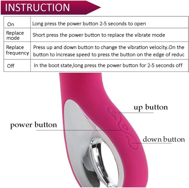 Máy rung kích thích điểm G thiết bị tình dục dành cho nữ pin sạc màu đỏ