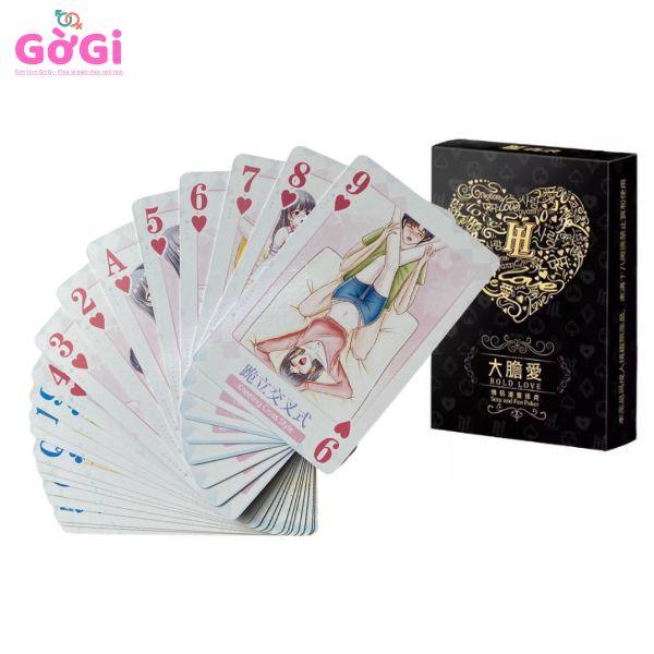 Bộ bài 52 kiểu quan hệ đồ chơi tình dục dành cho người lớn (màu đen)