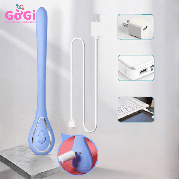 Máy Rung Hậu Môn Mini Đa Tần – Thiết Kế Dài, Êm Ái, Nhỏ Gọn