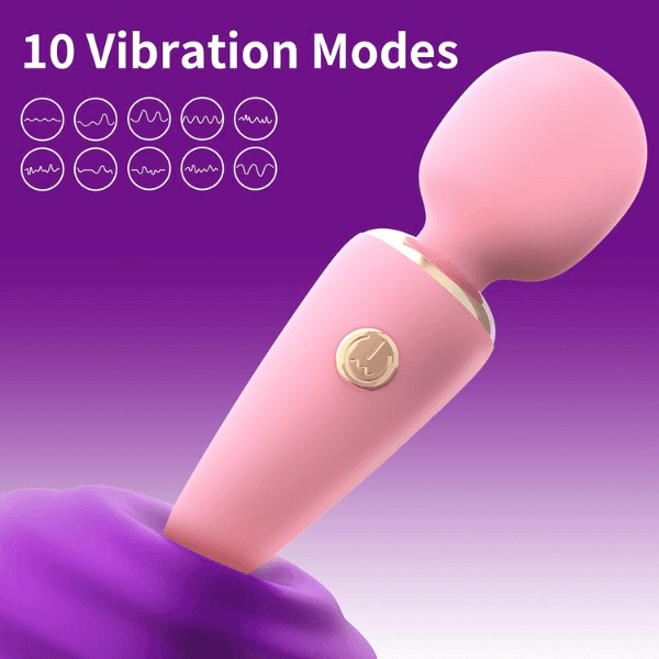 Máy rung di động Mini dành cho nữ, chuyển đổi 10 tần số, mát-xa, đồ chơi tình dục dành cho người lớn