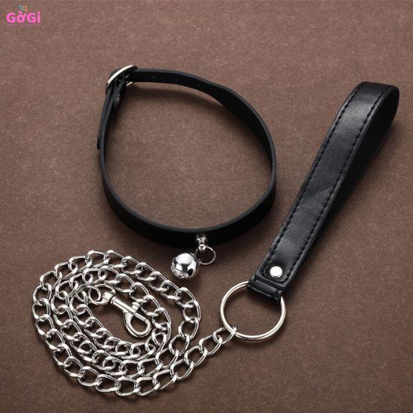 Đồ chơi trói vòng cổ chuông SM hoạt động huấn luyện trừng phạt bạn gái đạo cụ có thể điều chỉnh khóa