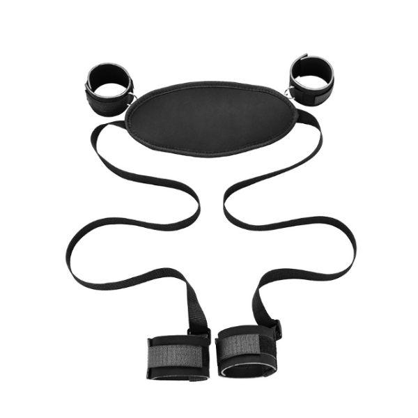 Dụng cụ trói tay và chân giá rẻ đồ chơi cho người lớn, dây trói huấn luyện cho các cặp đôi màu đen
