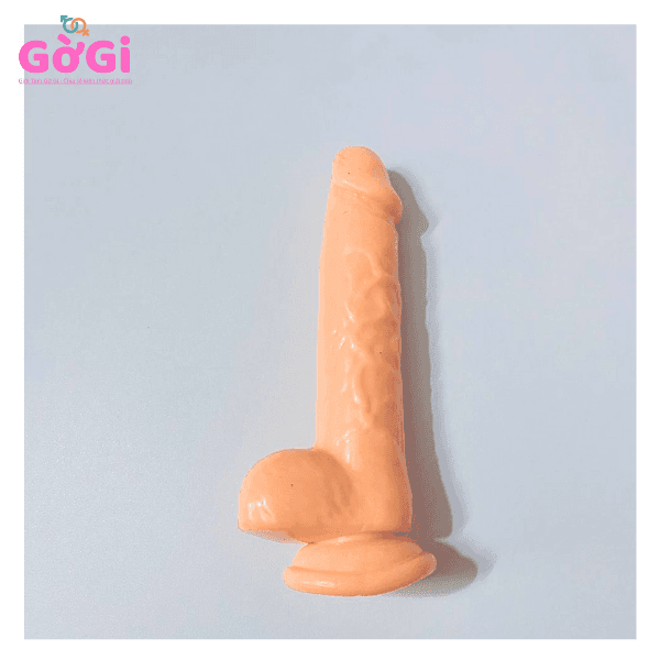 Dương Vật Giả (Dildo) Silicone Mềm Mại Có Đế Hút Chân Không - Mô Phỏng Chân Thật