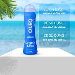 Gel Bôi Trơn Oleo Lampo 50ml - Gel Gốc Nước Nhẹ Dịu Khi Sử Dụng, Không Dính Bết & Không Mùi