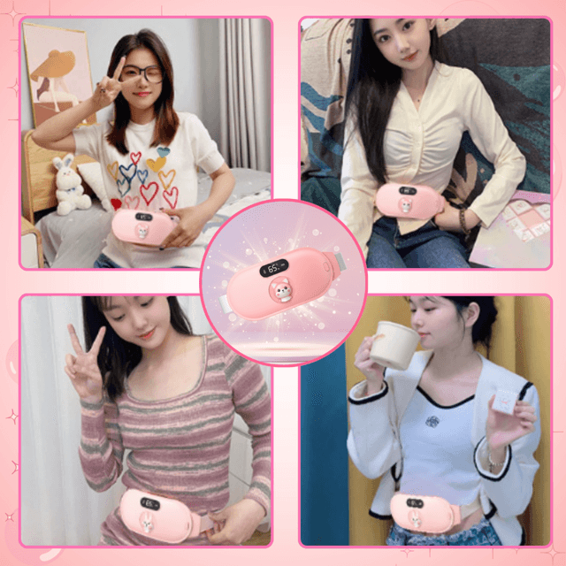 (Hộp Quà Tặng) Máy massage bụng kinh cao cấp, massage bụng, sưởi ấm giảm đau bụng kinh hình con heo siêu dễ thương