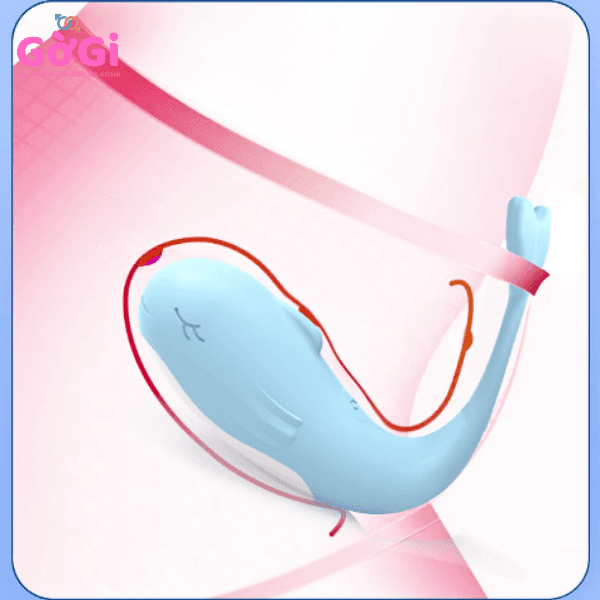 Trứng Rung Cá Voi Không Dây Điều Khiển Bằng ĐIện Thoại