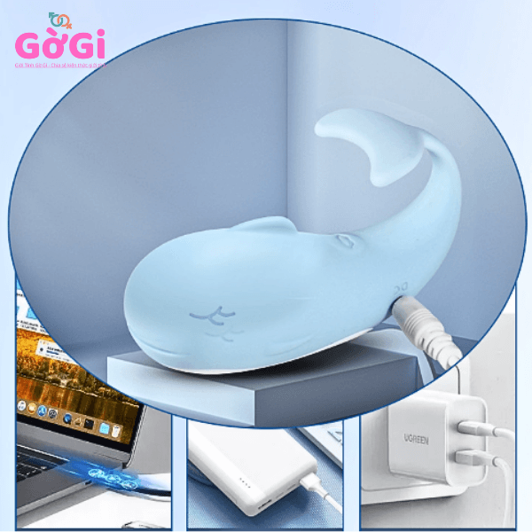 Trứng Rung Cá Voi Không Dây Điều Khiển Bằng ĐIện Thoại