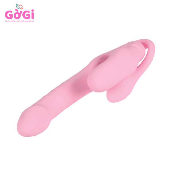 Máy Rung Đôi Có Đuôi Đầu Mô Phỏng Dương Vật Điều Khiển Từ Xa Cao Cấp