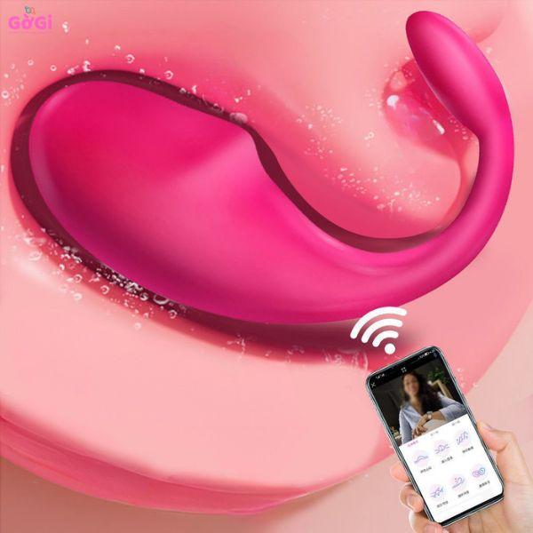 Trứng rung không dây điều khiển từ xa bằng APP đồ chơi tình dục thủ dâm nữ có thể rung đa tần số