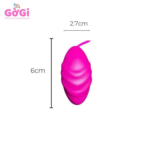 Trứng rung có ren mini rung 12 tần số