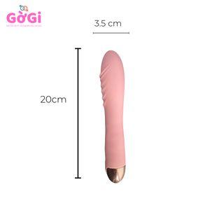 Máy rung dành cho phụ nữ với độ rung mạnh mẽ, kèm ngoáy, tác động vào cơ thể, massage