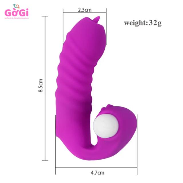 Bao Đeo Ngón Tay Rung Silicone – Finger Vibrator Kích Thích Điểm C