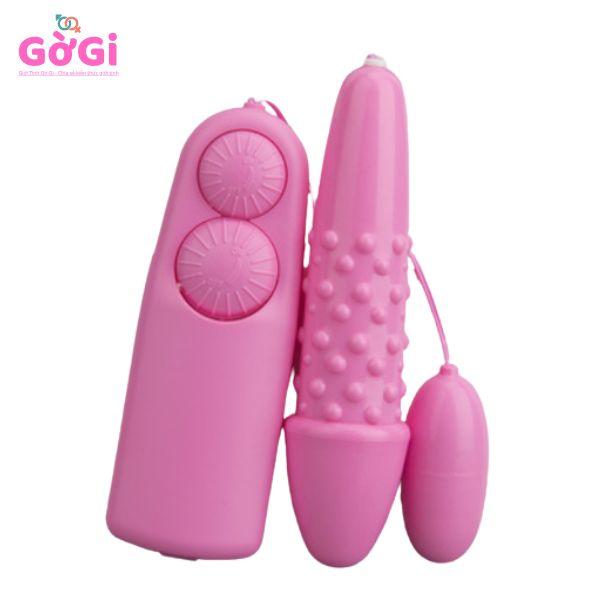 Trứng rung đôi có gai màu hồng