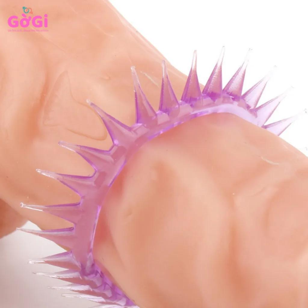 Vòng Đeo Dương Vật Gai Nhọn 360° Co Giãn