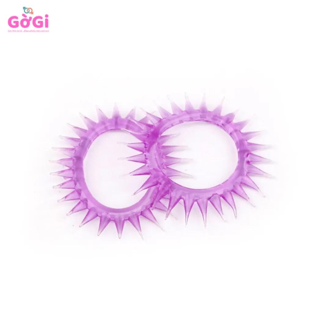 Vòng Đeo Dương Vật Gai Nhọn 360° Co Giãn