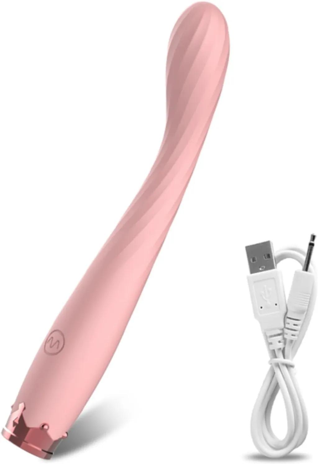 Máy Rung Điểm G Cong Flexi 8 Chế Độ – Sưởi Ấm, Sạc USB