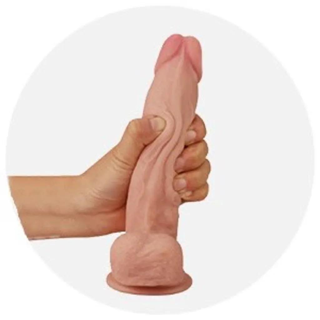 Dương Vật Cao Cấp Dính Tường Siêu Mềm Lovetoy Sliding Skin Dong 7.0