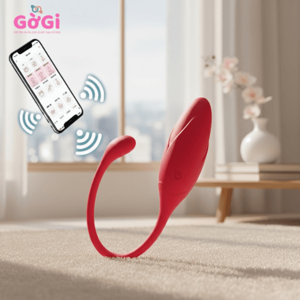 Máy Rung Có Thể Mặc Kín Đáo Điều Khiển Qua Điện Thoại - Silicon Lỏng, Sạc USB, Chống Nước