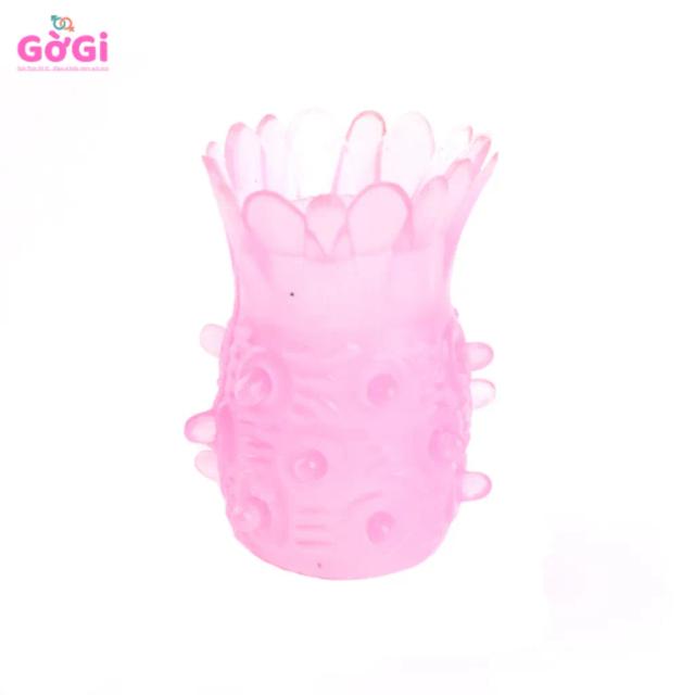 Bao Đôn Dương Vật Mini Gai Nổi Cánh Hoa