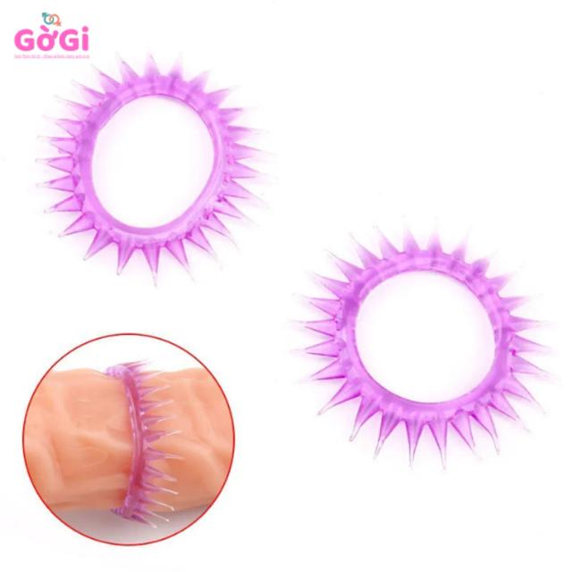Vòng Đeo Dương Vật Gai Nhọn 360° Co Giãn