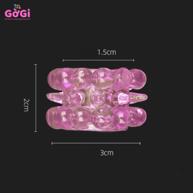 Vòng Đeo Dương Vật Silicone Mềm Nhiều Hạt
